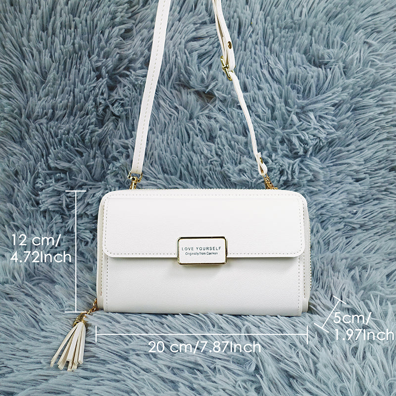 Crossbody Purse with Coin Purse Tagged "touch screen crossbody bag" popmoca