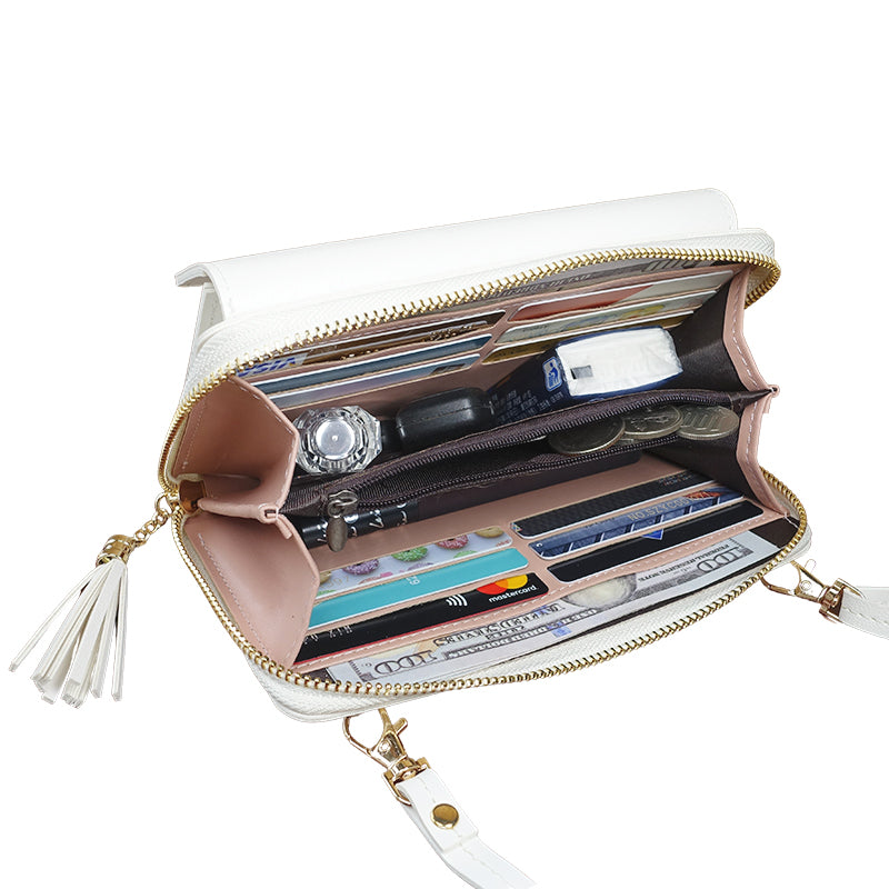 Crossbody Purse with Builtin Wallet popmoca