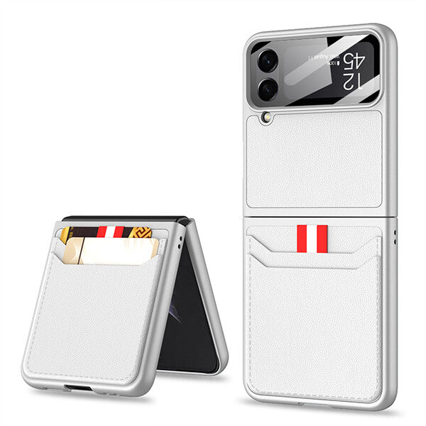 Samsung Galaxy Z Flip 4 Protective Case with 2 Card Slots