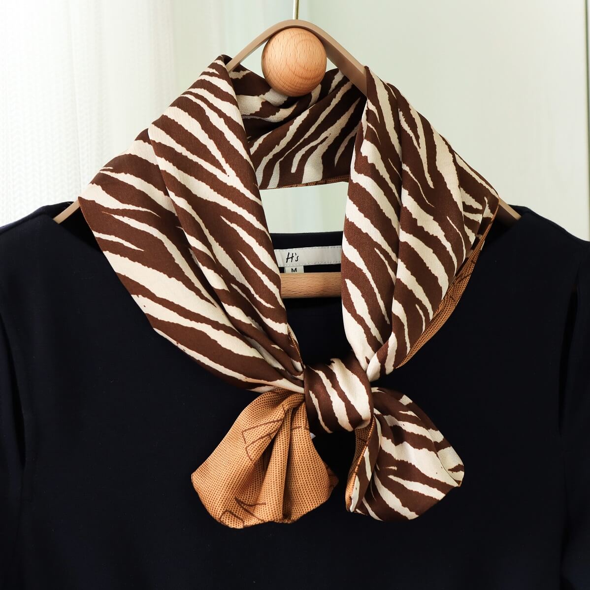 Silk Scarf- Leopard-popmoca-silk scarf 