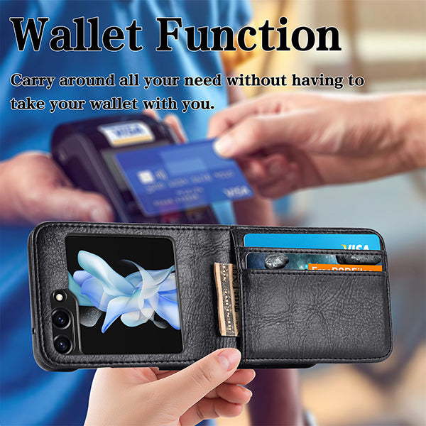 Multi-Functional Phone Wallet Case for Samsung Galaxy Z Flip 5