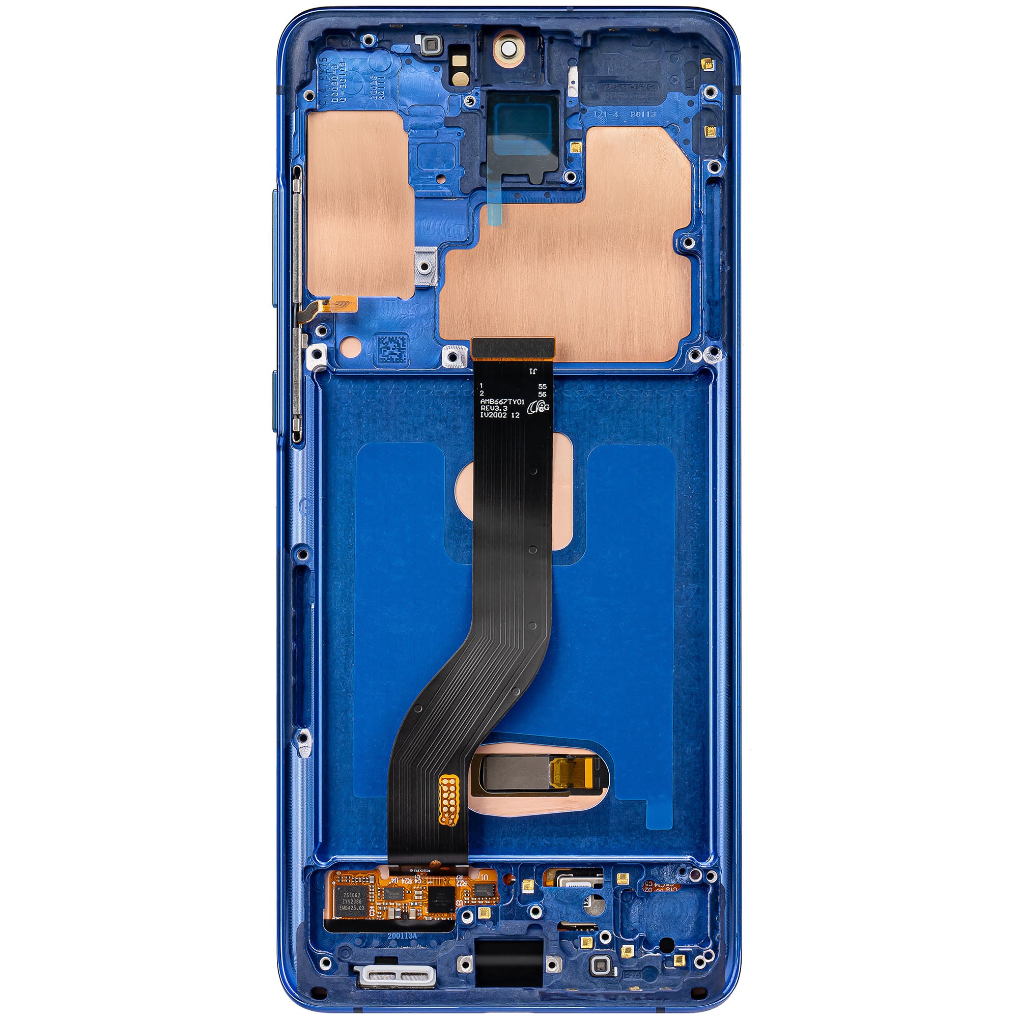 Screen Replacement for Samsung Galaxy S20+ with Mid Frame