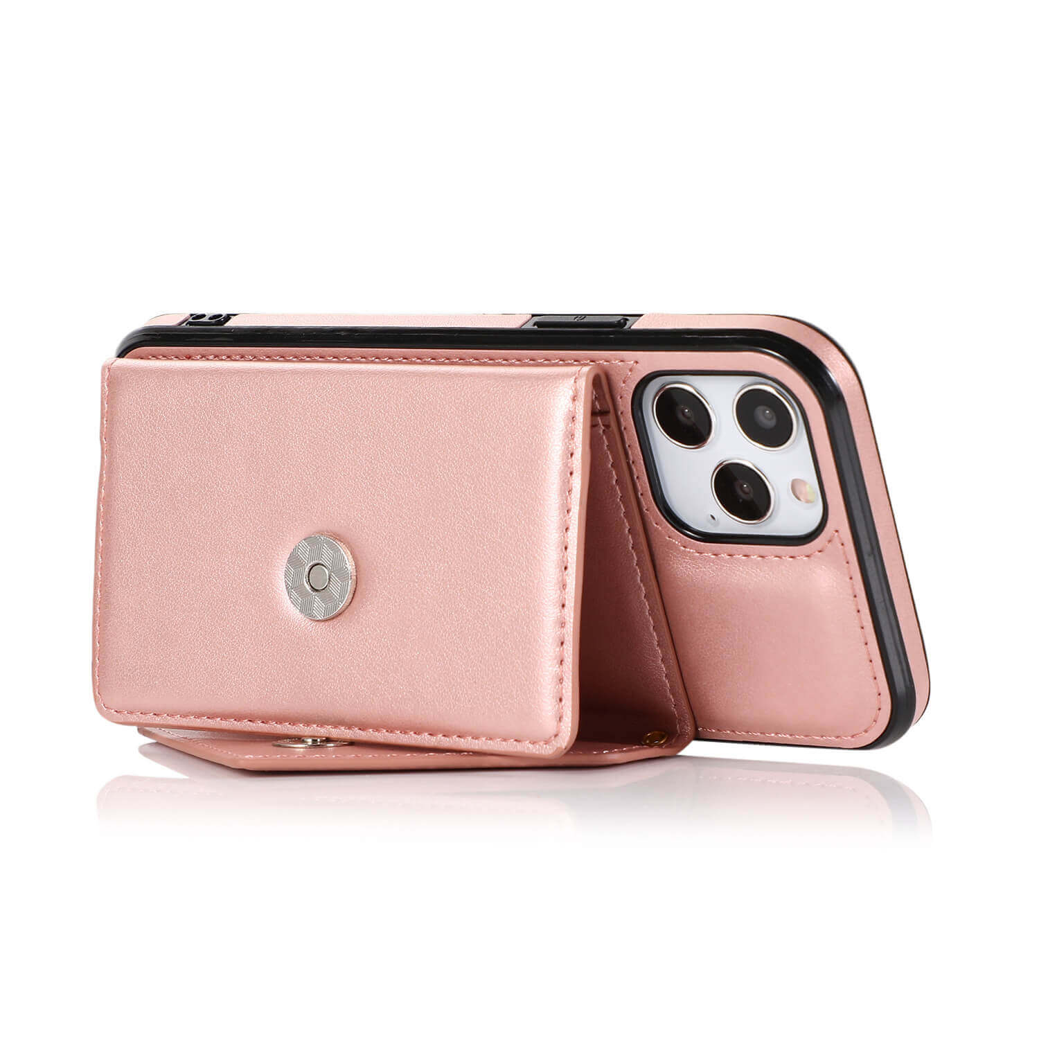 Multi-functional Crossbody Phone Case Wallet Cell Phone Wallet Purse for iPhone-popmoca-Phone Case Wallet 