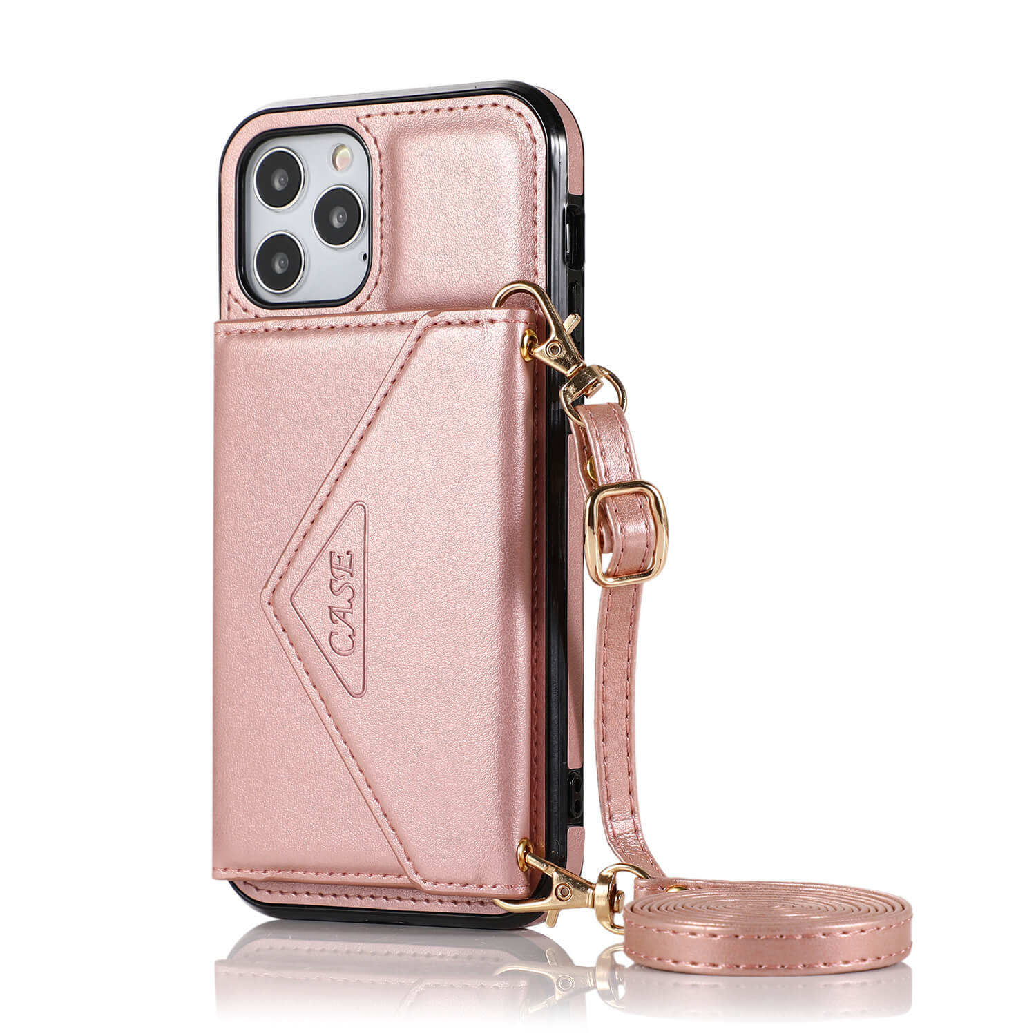 Multi-functional Crossbody Phone Case Wallet Cell Phone Wallet Purse for iPhone-popmoca-Phone Case Wallet 
