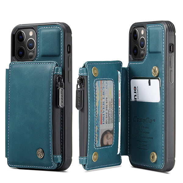 RFID Phone Wallet Case with Multi-Card Slots for Samsung Galaxy