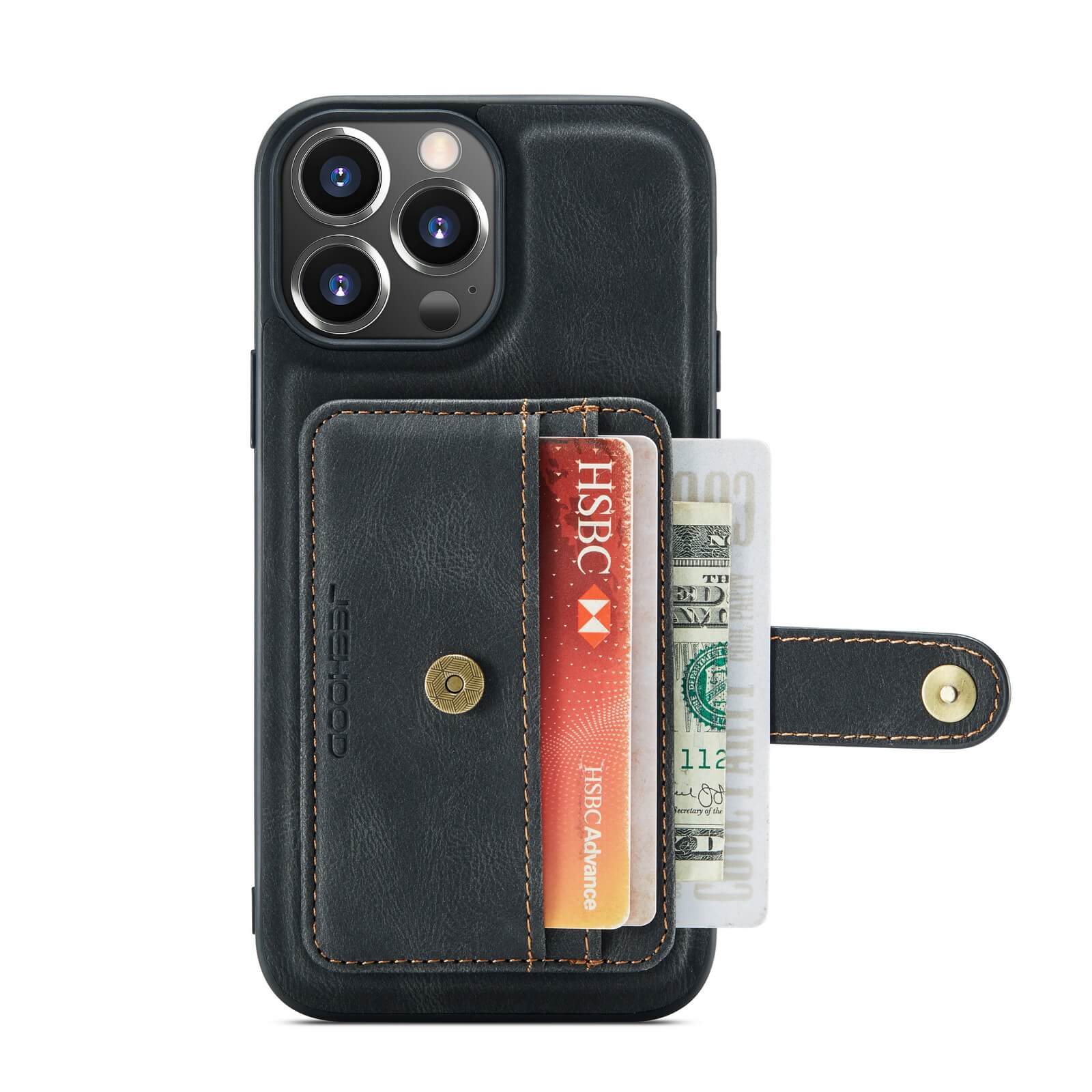 Samsung Galaxy Series RFID Detachable Magnetic Protective Phone Wallet Case with Card Holder