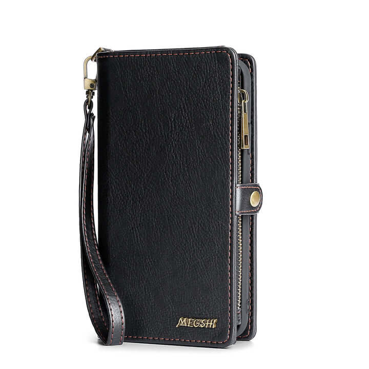 Samsung Galaxy Phone Case Wallet With Card Holder And Wrist Strap