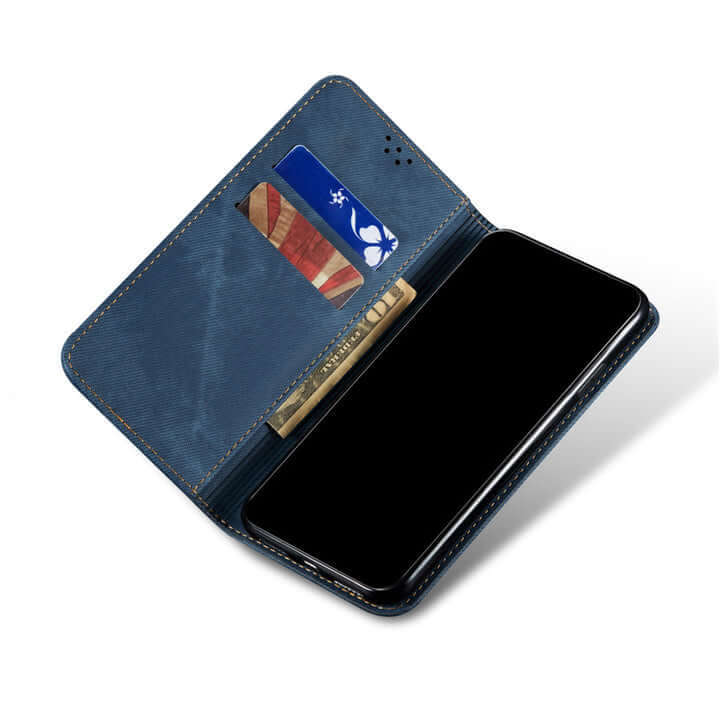 Vintage Phone Case Wallet with Multi-Card Slots for iPhone 14 Series