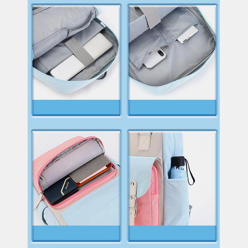 Multifunctional Waterproof Laptop Backpack-popmoca-Backpacks 