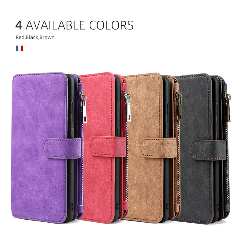 Multi Card Slots Phone Wallet Case Card Holder For Samsung Galaxy Series