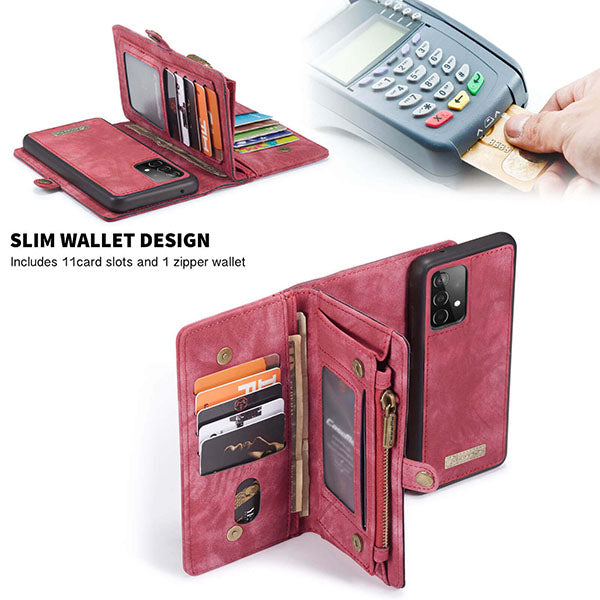 Elite Phone Case Wallet Cell Phone Wallet Purse for Samsung Galaxy Phones-popmoca-Phone Case Wallet 