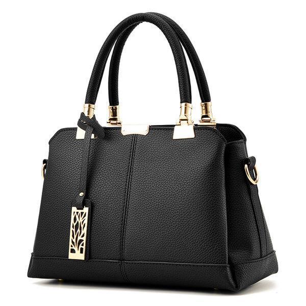 Women's Metal Decor Shoulder Messenger Handbags Crossbody Bags