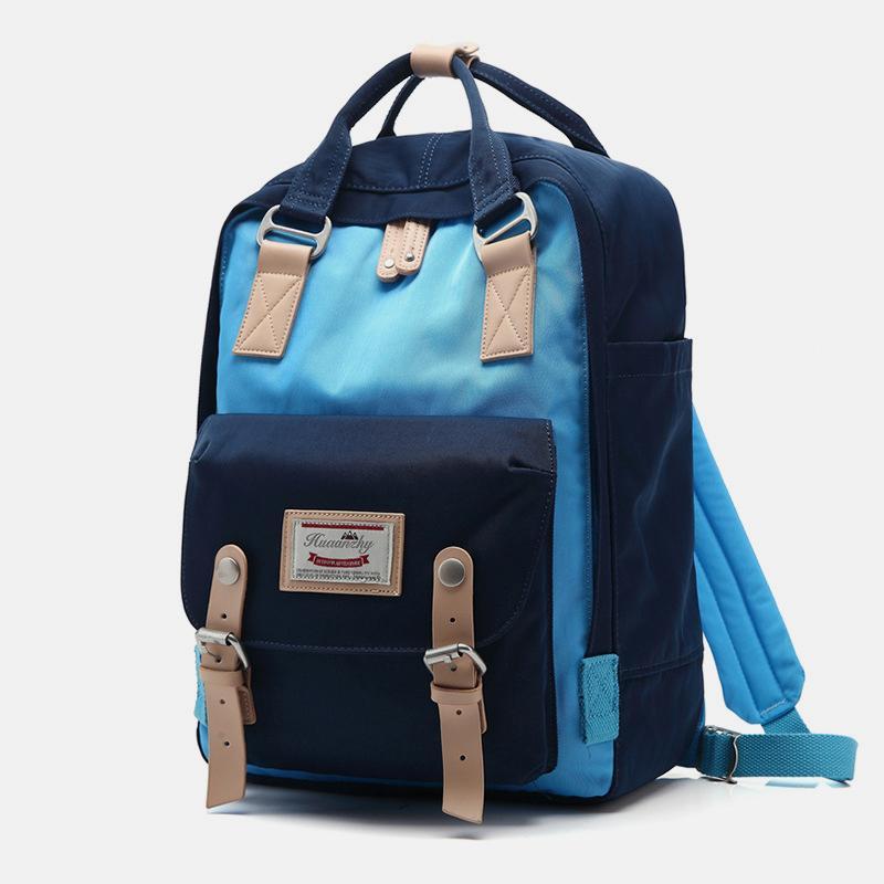 Large Multi-Pocket College Vinatge Travel Bakcpack – popmoca