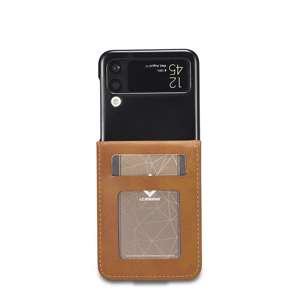 Samsung Galaxy Z Flip 3 Protective Phone Case with Card Holder