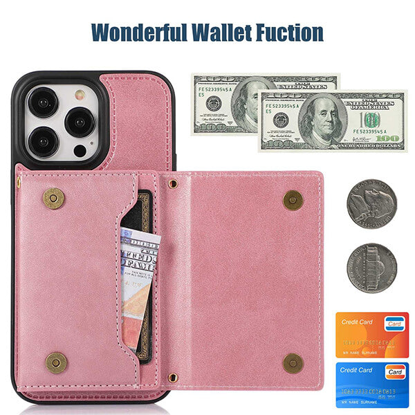 Multi Functional Crossbody Phone Case Wallet with Multi Card Slots For iPhone