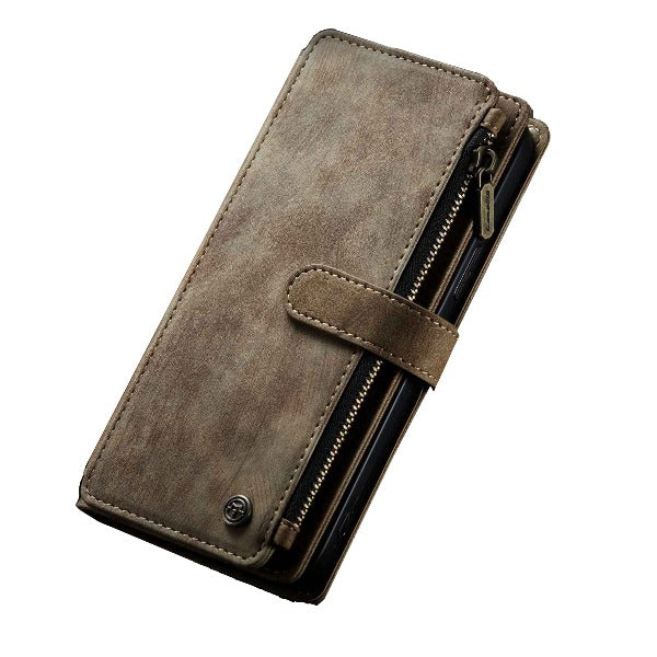 Zipper Wallet Phone Case with Card Holder For Samsung Galaxy Series