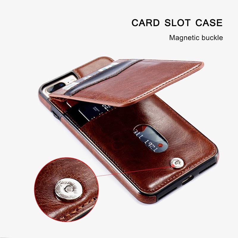 iPhone 14 Series Protective Wallet Case Quality Kickstand Phone Case with Multiple Card Slots