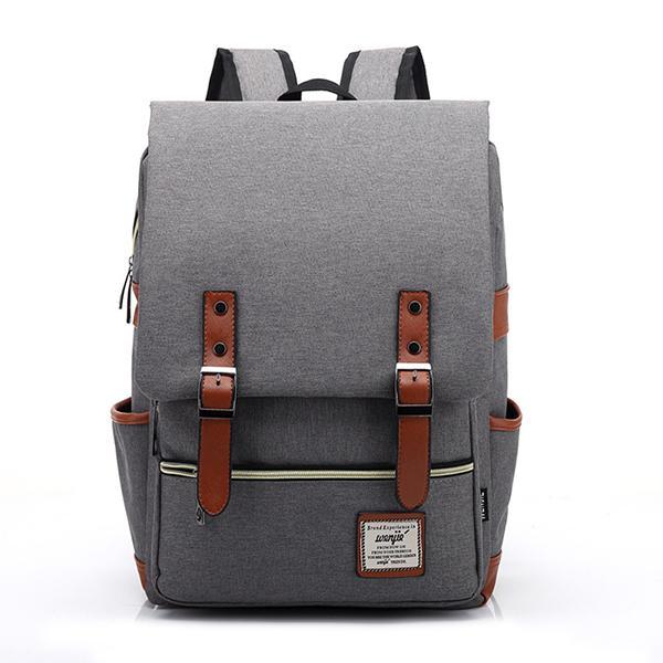 Unisex Large Capacity Anti-theft School Backpack-popmoca-Backpacks 