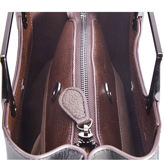 Women Genuine Leather Embossing Handbag Shoulder Crossbody Bag-popmoca-Handbags 