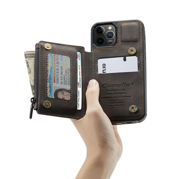 RFID Phone Wallet Case with Multi-Card Slots for iPhone