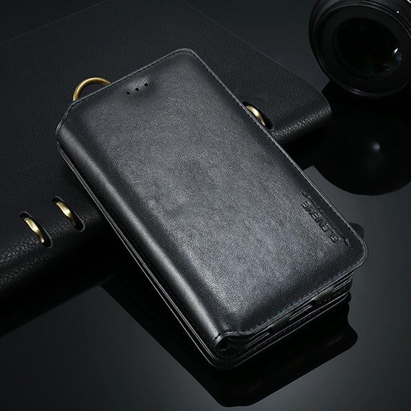 Elite Vintage Multi-Function Phone Wallet Case for iPhone-popmoca-Phone Case Wallet 