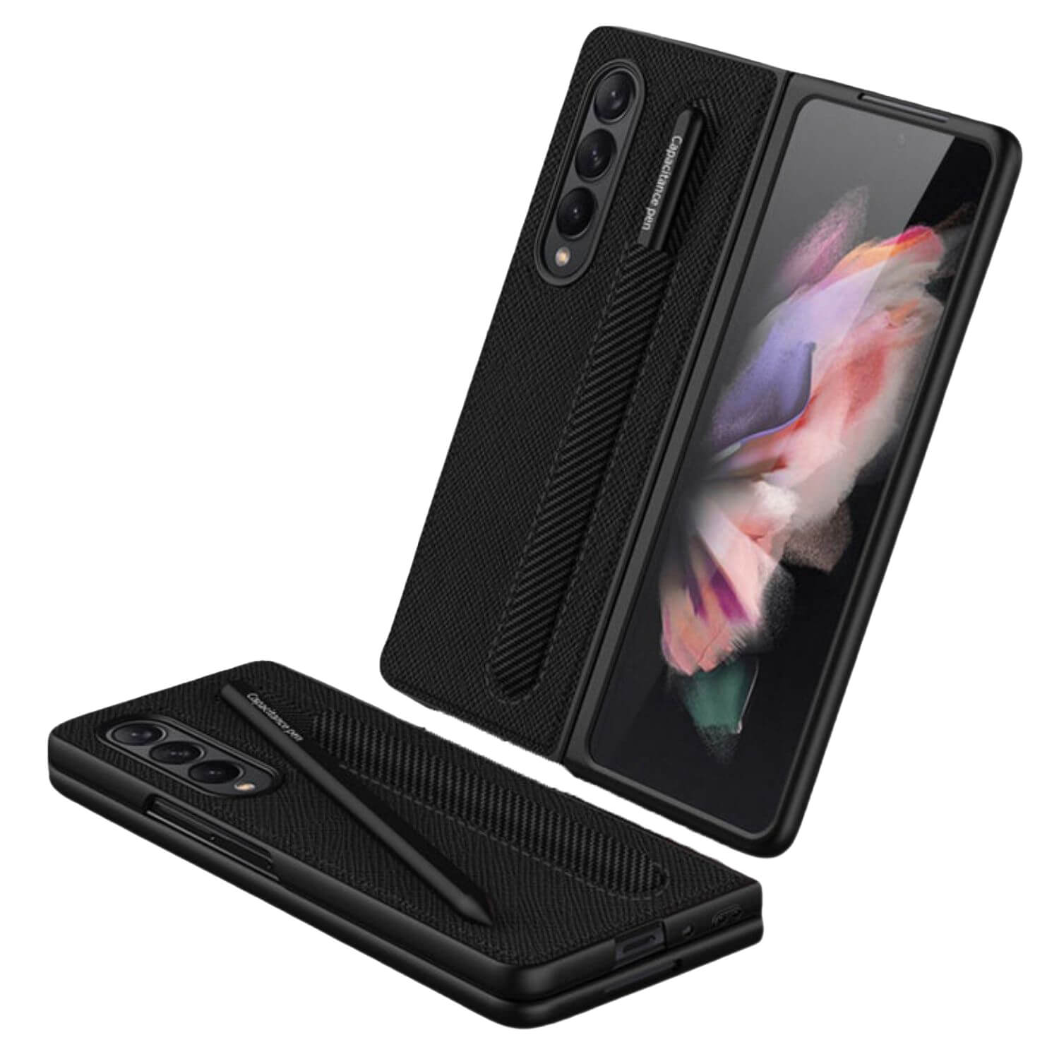 Samsung Galaxy Z Fold 3 Protective Case with S Pen Holder (Pen Included)