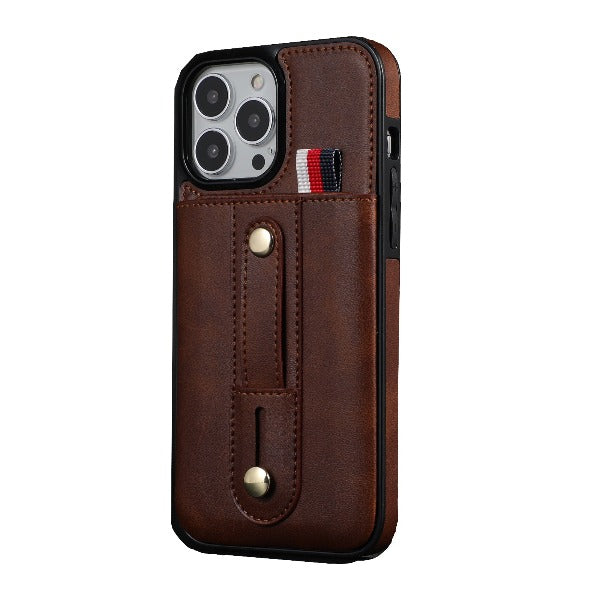 Protective Case with Card Holders and Kickstand for iPhone