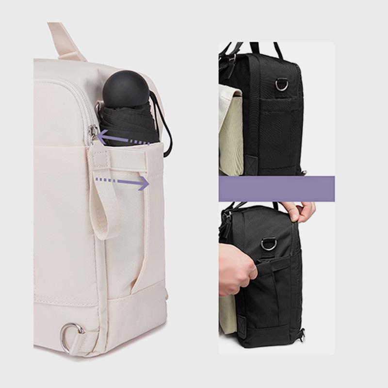 4 Way-use Large Capacity Comfortable British Computer Crossbody Bag Backpack-popmoca-Backpacks 