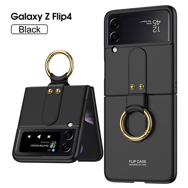 Samsung Galaxy Z Flip 4 Case Ultra Thin with Ring Holder