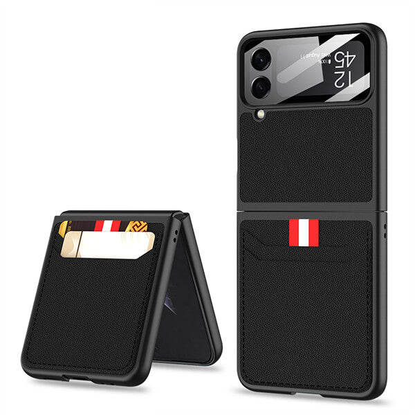 Samsung Galaxy Z Flip 4 Protective Case with 2 Card Slots
