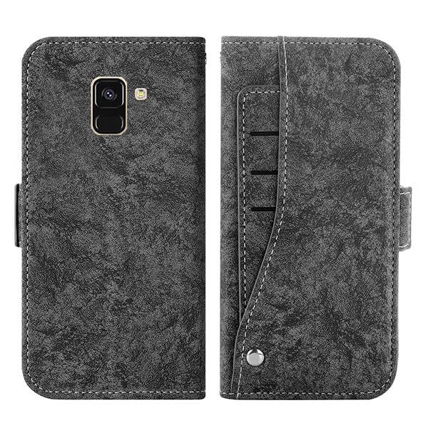 Multi Card Slots Phone Wallet Case with Wrist Strap For Samsung Galaxy Z Fold 3