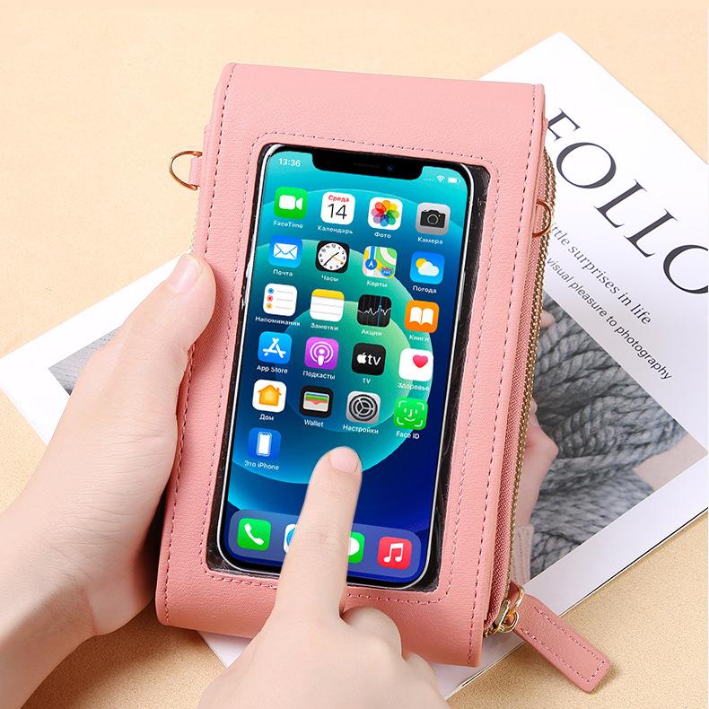 Wallet Touch Screen Mobile Phone Bag Touch Screen Crossbody Phone