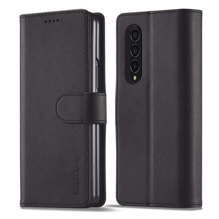 Soft Leather Phone Case with Card Holder For Samsung Galaxy Z Fold 3