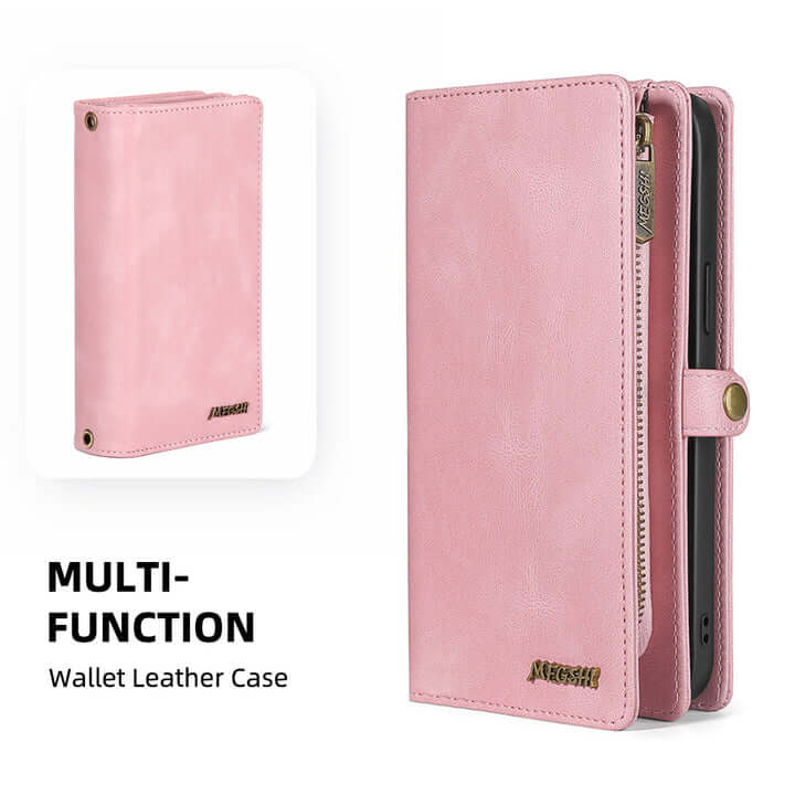Multi Function Detachable Crossbody Phone Wallet Case With Card Holder For Samsung Galaxy
