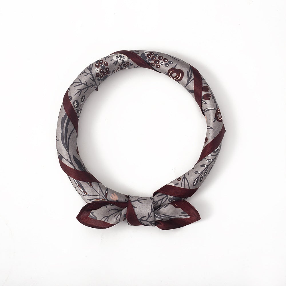Silk Scarf- Garden-popmoca-silk scarf 