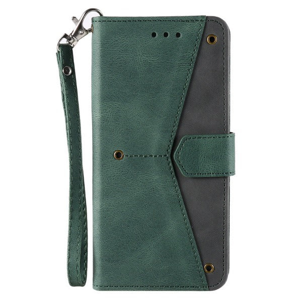 Samsung Galaxy S21 S22 Splicing Phone Case Wallet with Card Holder