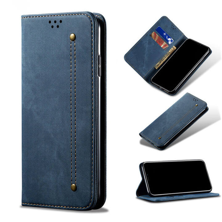 Vintage Phone Case Wallet with Card Holder For Samsung Galaxy S22, S22 Ultra, S22 Plus