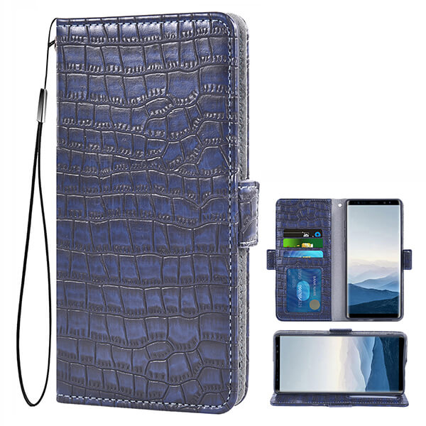Samsung Galaxy Z Fold 3 Phone Case Wallet with Card Holder and Wrist Strap