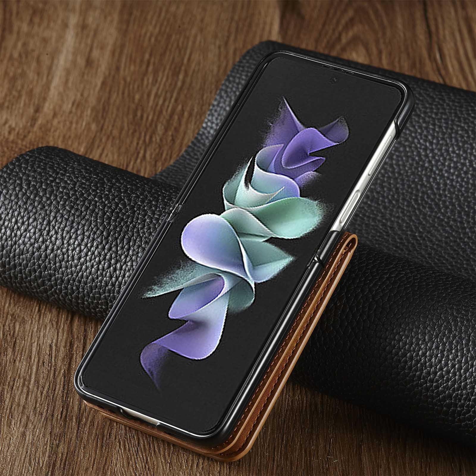 Phone Case with Card Holder For Samsung Galaxy Z Flip 3-popmoca-Phone Case Wallet 