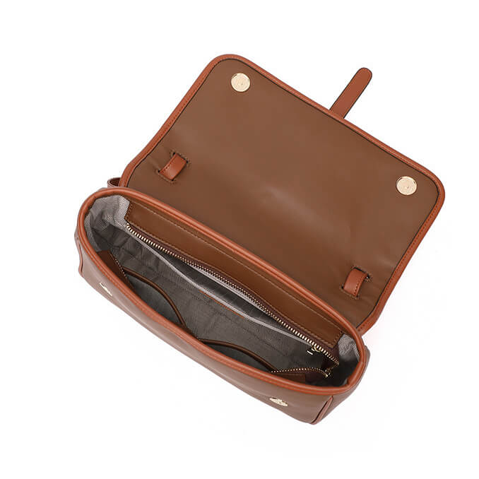 Designer Large Capacity Leather Messenger Shoulder Bag
