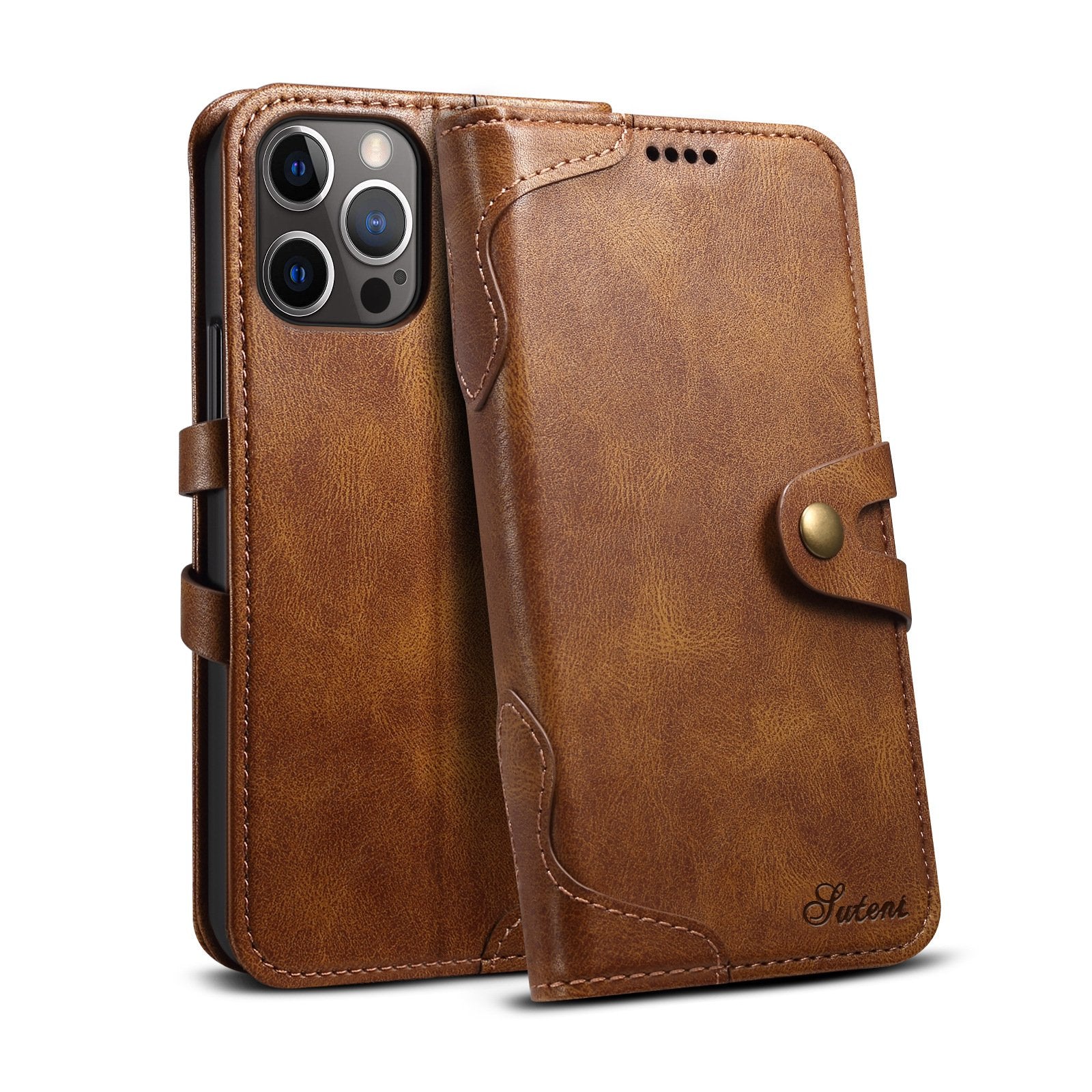 Premium Vintage Phone Wallet Case for iPhone 14 iPhone 13 iPhone 12 – popmoca Premium Vintage Phone Wallet Case for iPhone 14 iPhone 13 iPhone 12 – popmoca