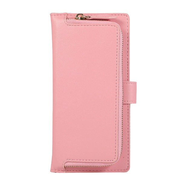 Multi-function Zipper Phone Wallet Case for iPhone