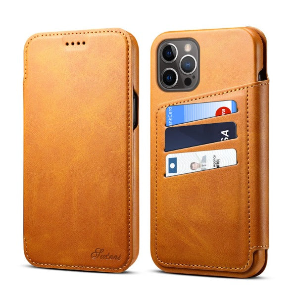 Protective Phone Cover with External Card Wallet for iPhone