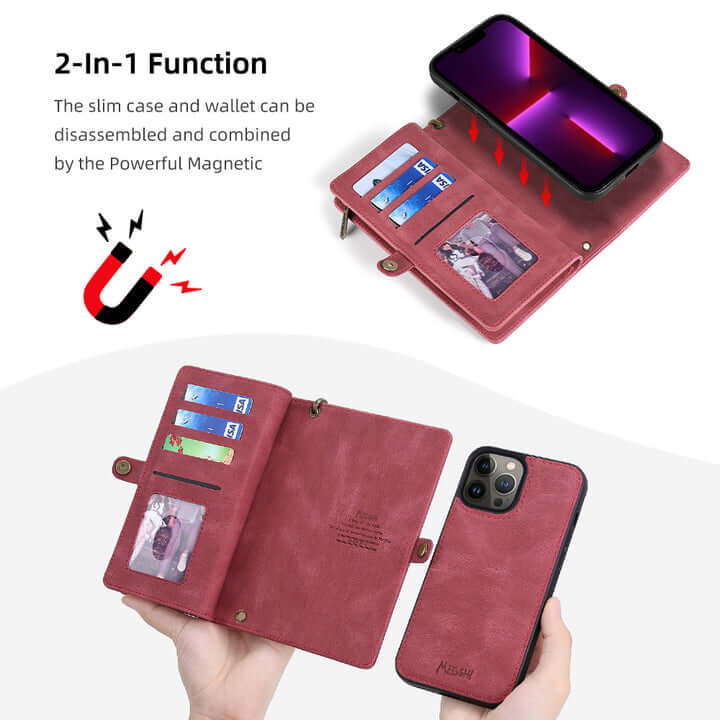 Wallet Card Holder Crossbody Phone Case For Samsung Galaxy Note10 Plu –  popmoca