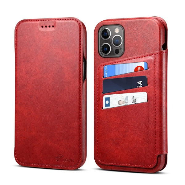 Protective Phone Cover with External Card Wallet for iPhone