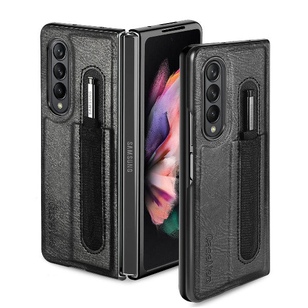 Anti-fall Protective Cover Phone Case with Pen Slot for Samsung Galaxy Z Fold 4