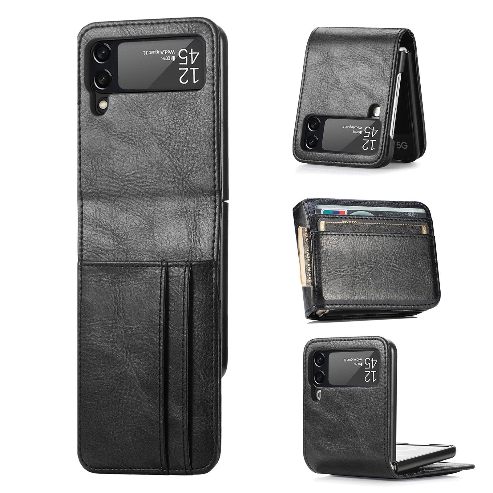 Multi-Functional Phone Wallet Case for Samsung Galaxy Z Flip Z Flip3-popmoca-Phone Case Wallet 