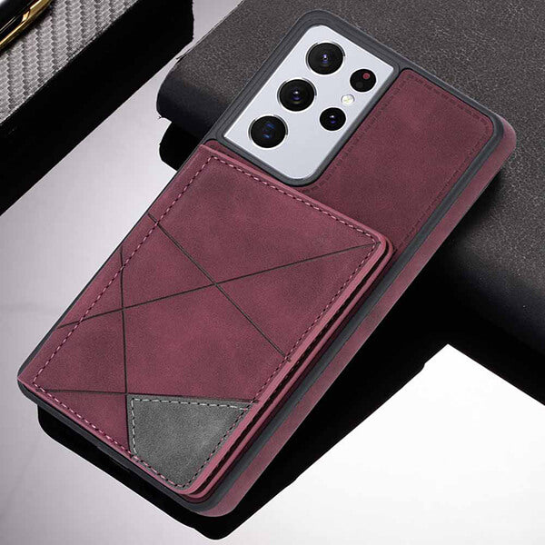 Multi Functional Phone Case with Card Holder For Samsung Galaxy Series
