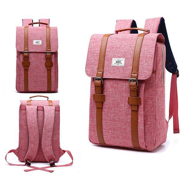 Unisex Vintage Business Laptop Backpack-popmoca-Backpacks 