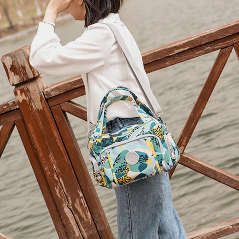 Multi-Pocket Lightweight Waterproof Casual Crossbody Bag-popmoca-Crossbody Bags 